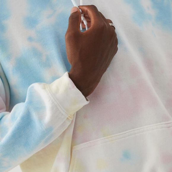 PacSun Tie-Dyed Hoodie Sweatshirt Mens - Picture 5 of 7